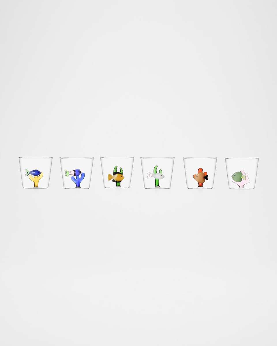 Marine Garden Assorted Tumblers, Set of 6